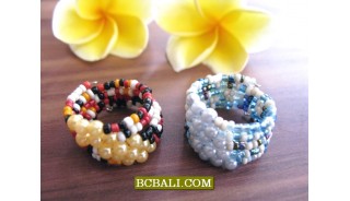 Beading Rings Seeds Friendship For Lady